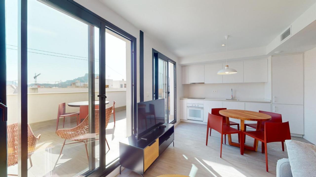 Ferienwohnung Alicante Colorful Penthouse Center 5C Exterior foto