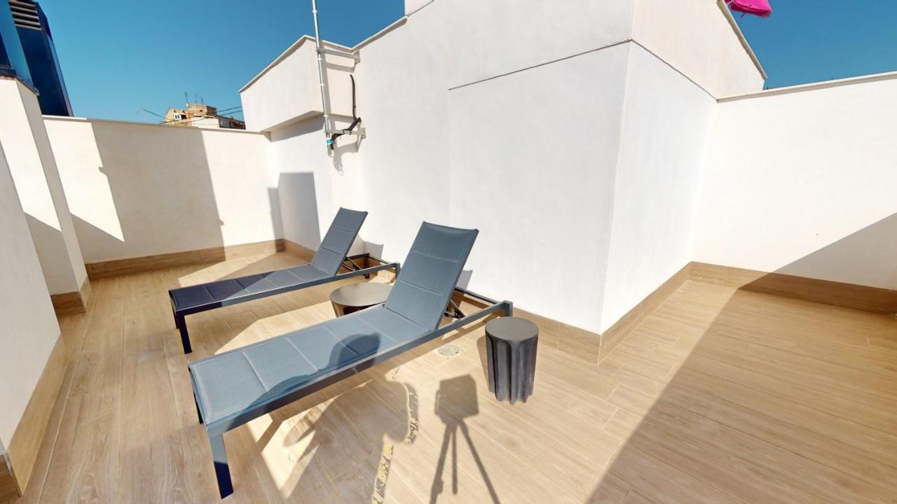 Ferienwohnung Alicante Colorful Penthouse Center 5C Exterior foto