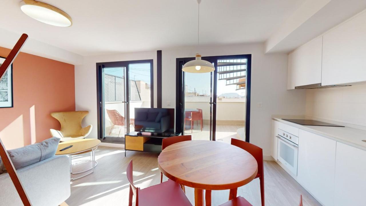 Ferienwohnung Alicante Colorful Penthouse Center 5C Exterior foto